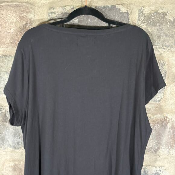 COOGI Women’s Plus 3X Graphic‎ Tee Black Chain Logo Cotton Stretch T-Shirt Y2K - Picture 5 of 12